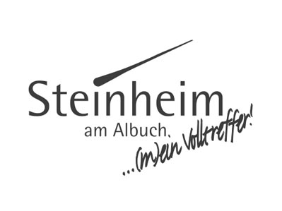 Diverse Projekte gab es für die Gemeinde Steinheim am Albuch. Flyer, Schilder und einige spannende Projekte